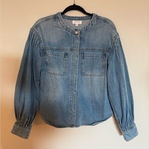 EVEREVE Light Wash Denim Button-Front Jacket